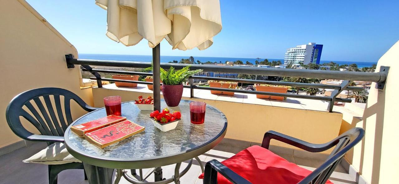 Ferienwohnung Buena Vista - Morro Jable - Meerblick - Pool Ngoại thất bức ảnh